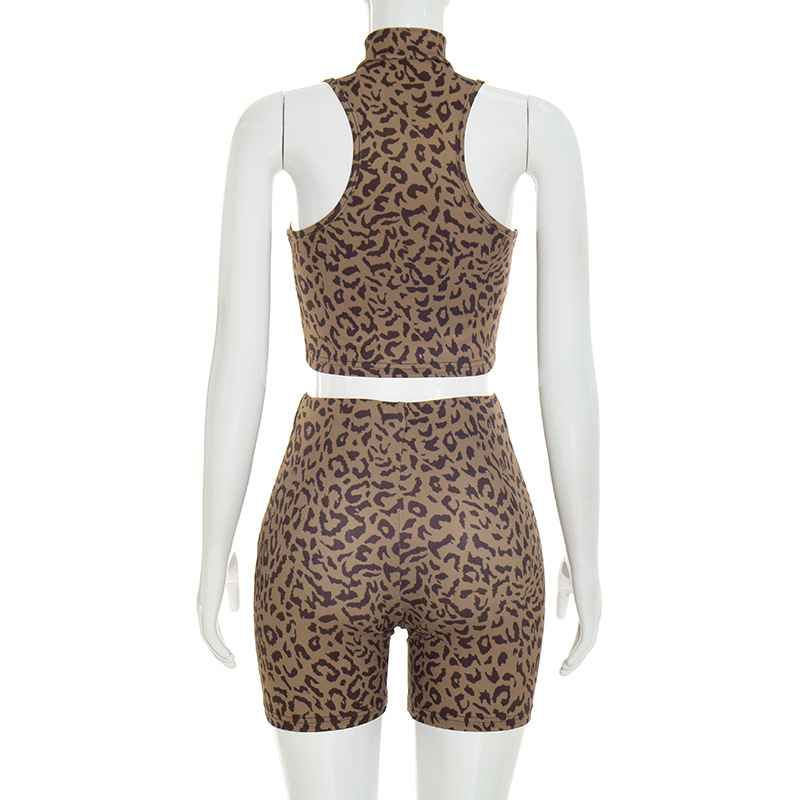 Leopard Print Ribbed Slim 2 Pi - огляд і ціна Tank Top Ribbed