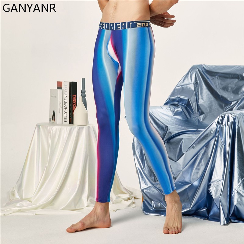 GANYANR Running Tights Men Com - огляд і ціна Compression Long Pant