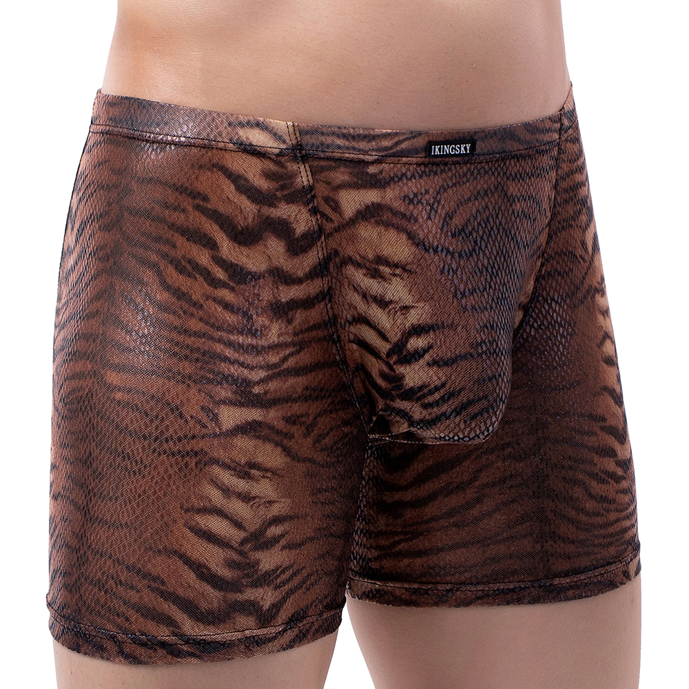 iKingsky Men's Tiger Stripes L - огляд і ціна Long Leg Trunk Men