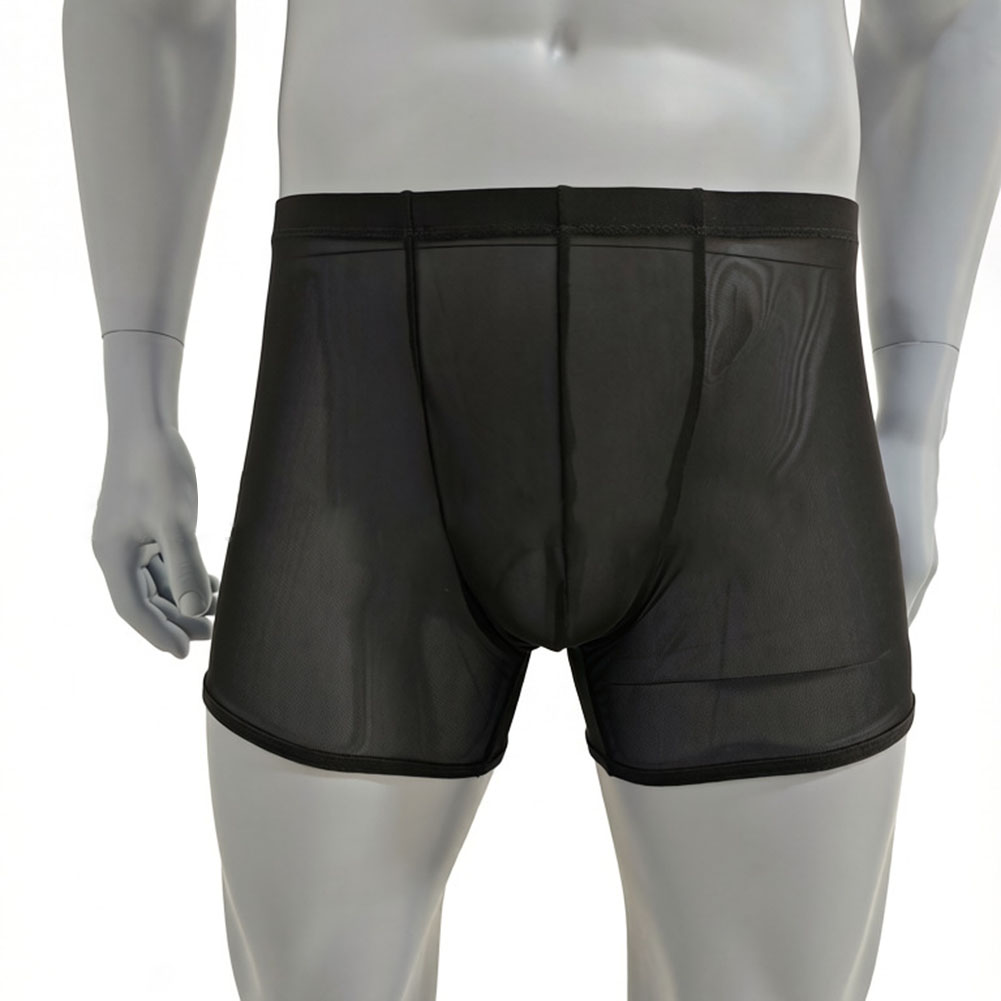 Men Mesh See-through Ultra-thi - огляд і ціна Long Leg Trunk Men