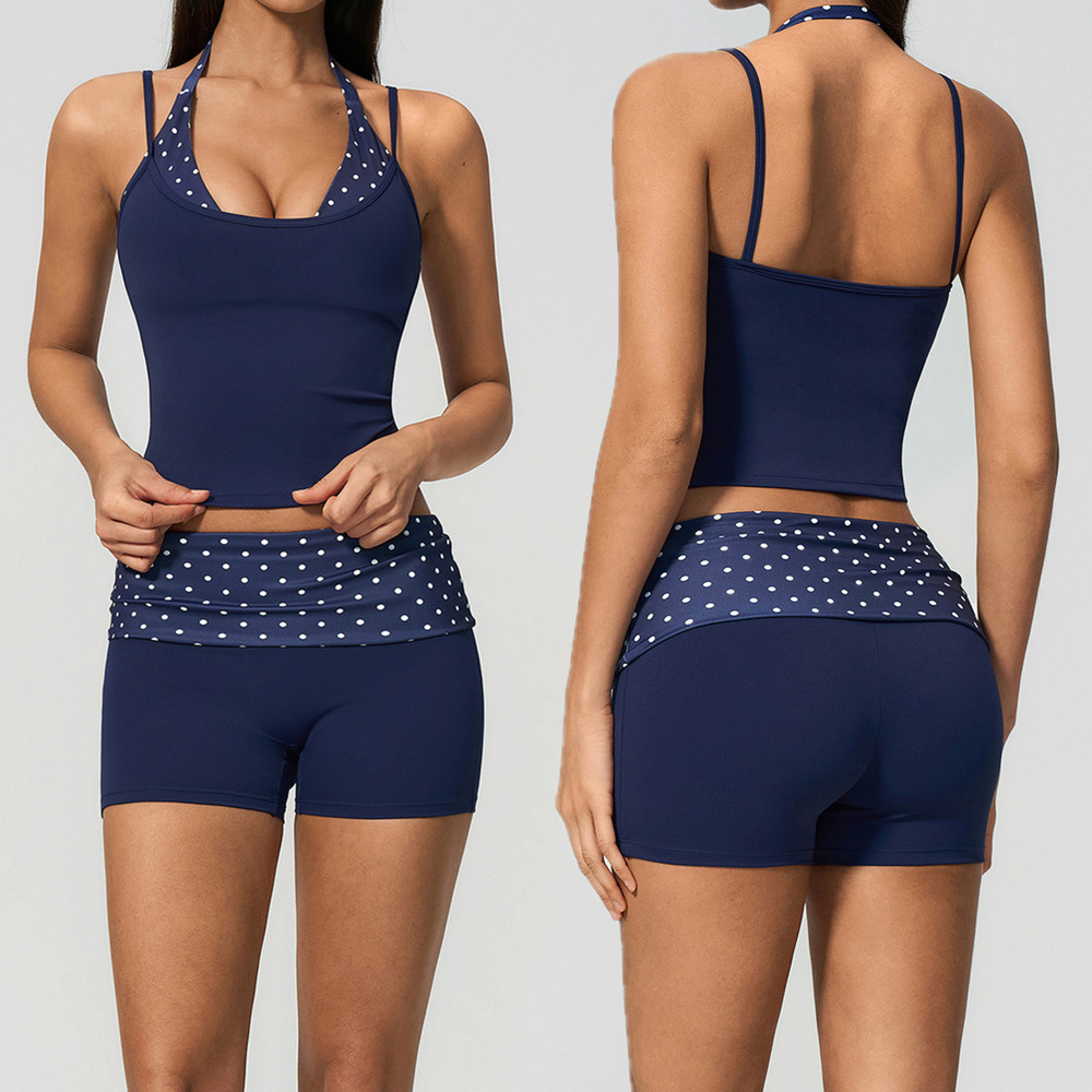 Polka Dot Women Strap Halter Y - огляд і ціна Suspender Tank Top