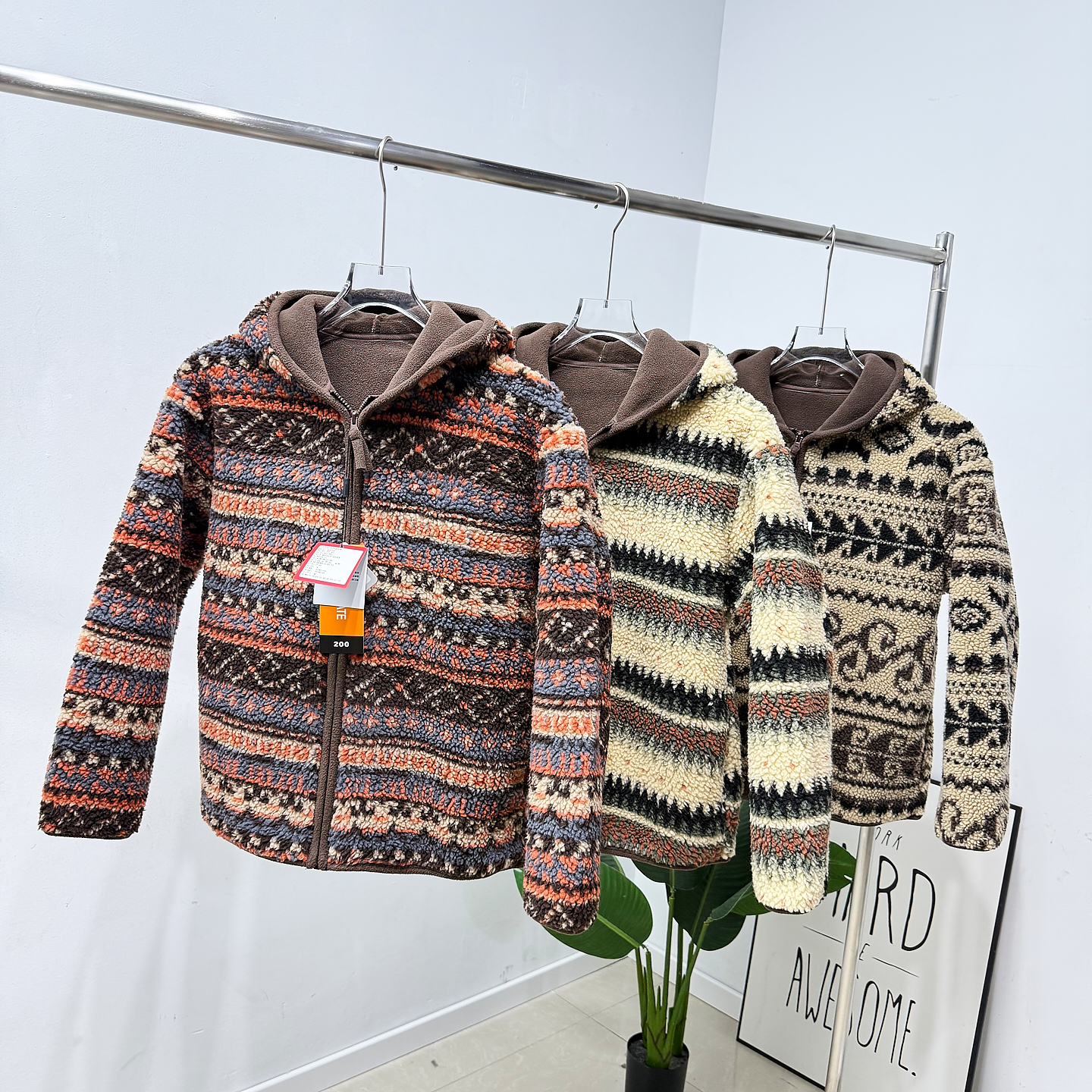 Retro Geometric Patterned Flee - огляд і ціна Thermal Long John