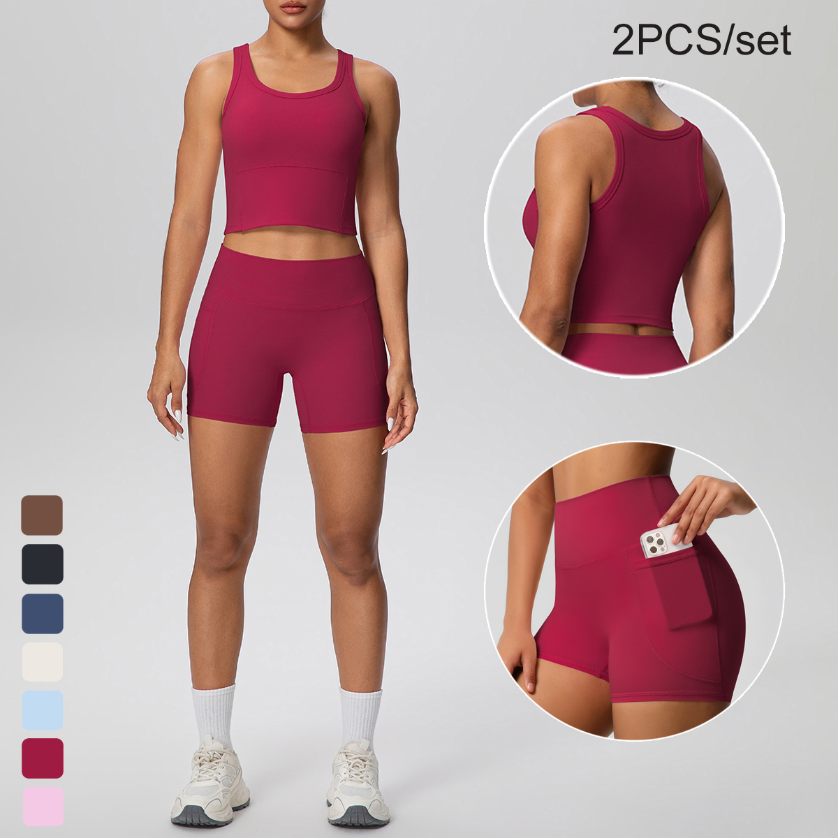 2PCS Women Summer Fitness Spor - огляд і ціна Quick Dry Underwear