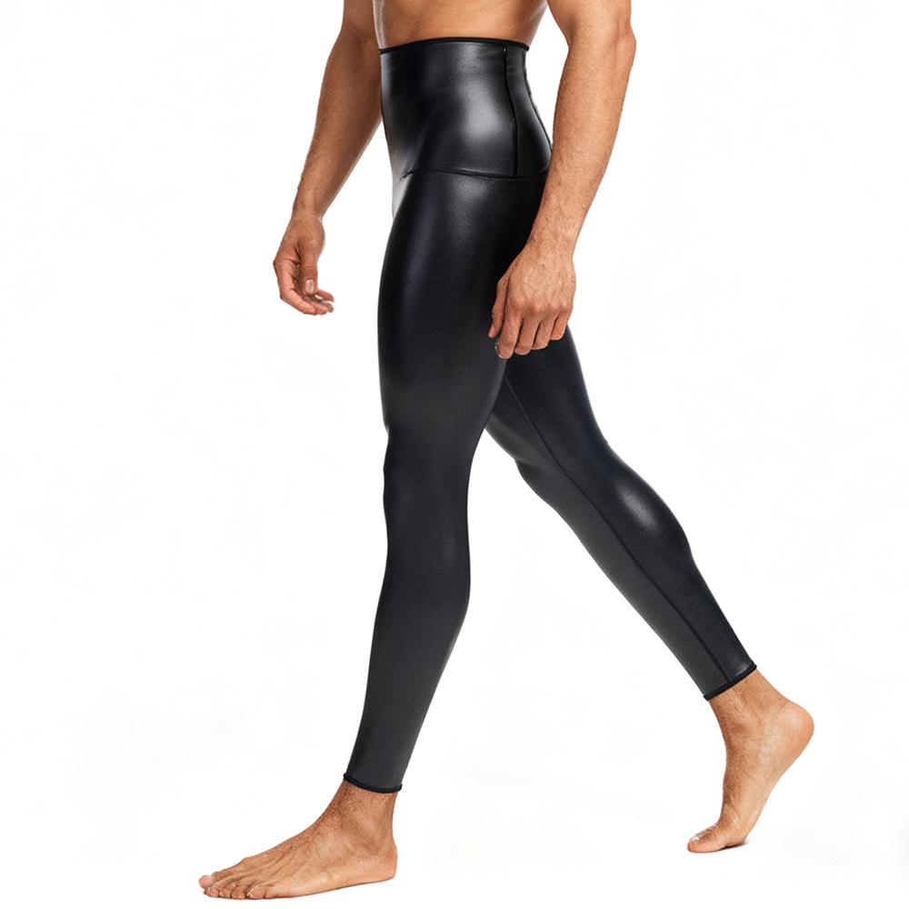 Sexy Men PU Leather Long Pants - огляд і ціна Compression Long Pant