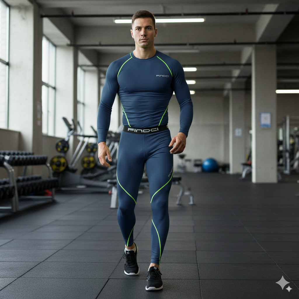 FINDCI Men's Sports Running Se - огляд і ціна Compression Long Pant