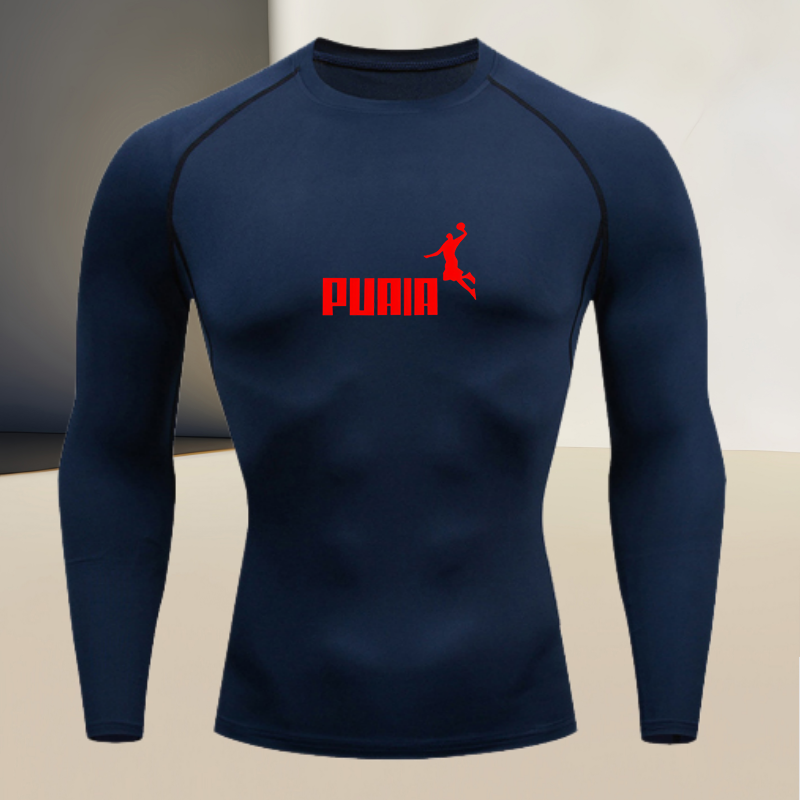 Men's long sleeved round neck  - огляд і ціна T Shirt Tight Fit