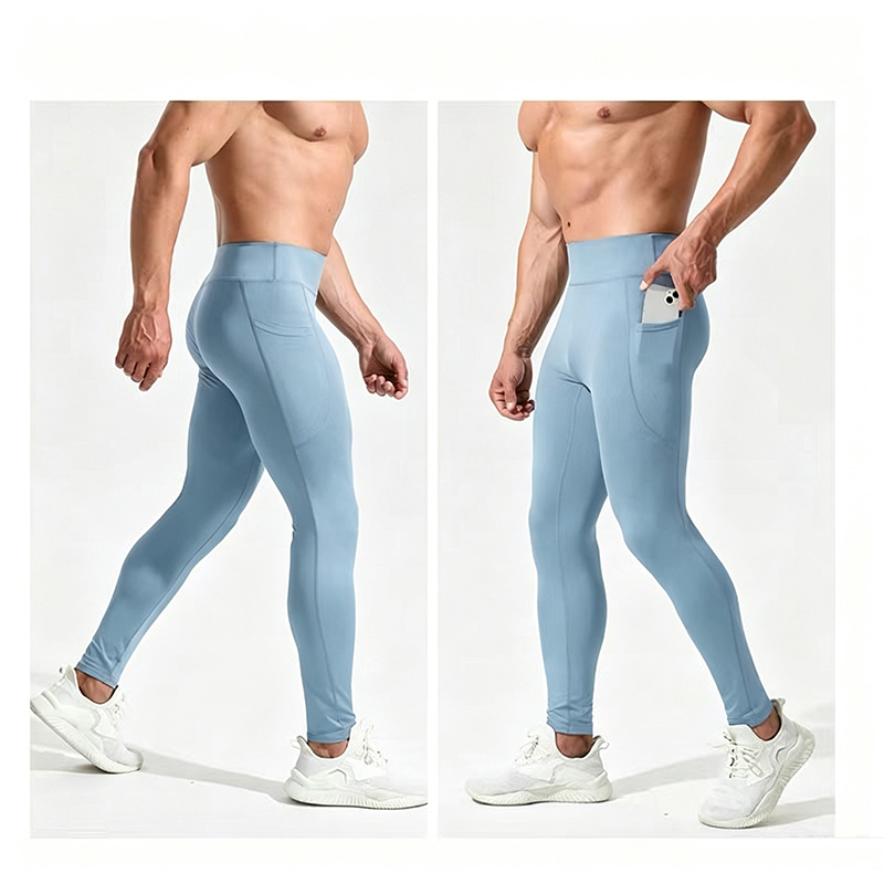 3 Pcs Men High Waist Compressi - огляд і ціна Compression Long Pant