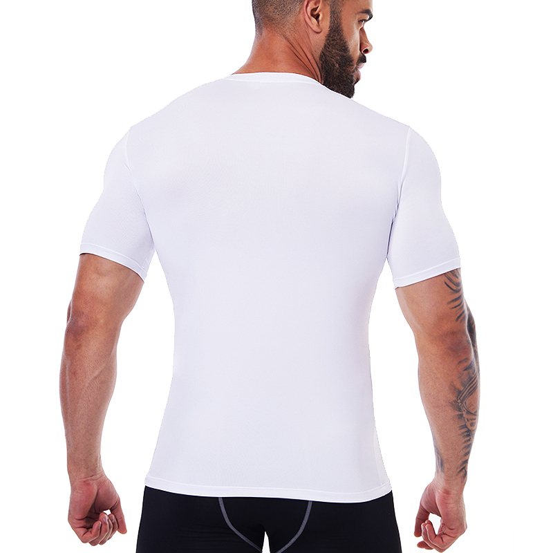 Men V Neck Compression Shirts  - огляд і ціна Undershirt Crew Neck