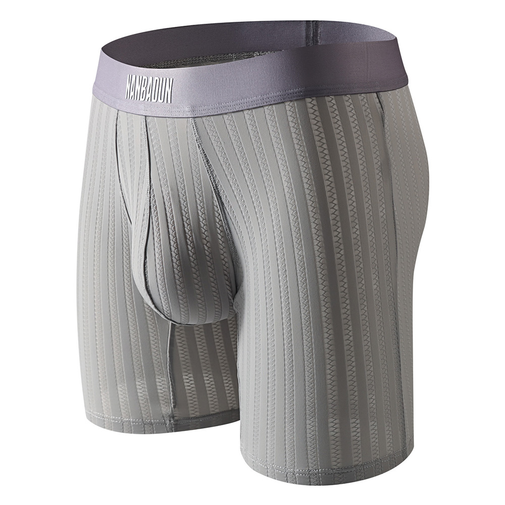 Men Ice Silk Long Leg Shorts B - огляд і ціна Long Leg Trunk Men