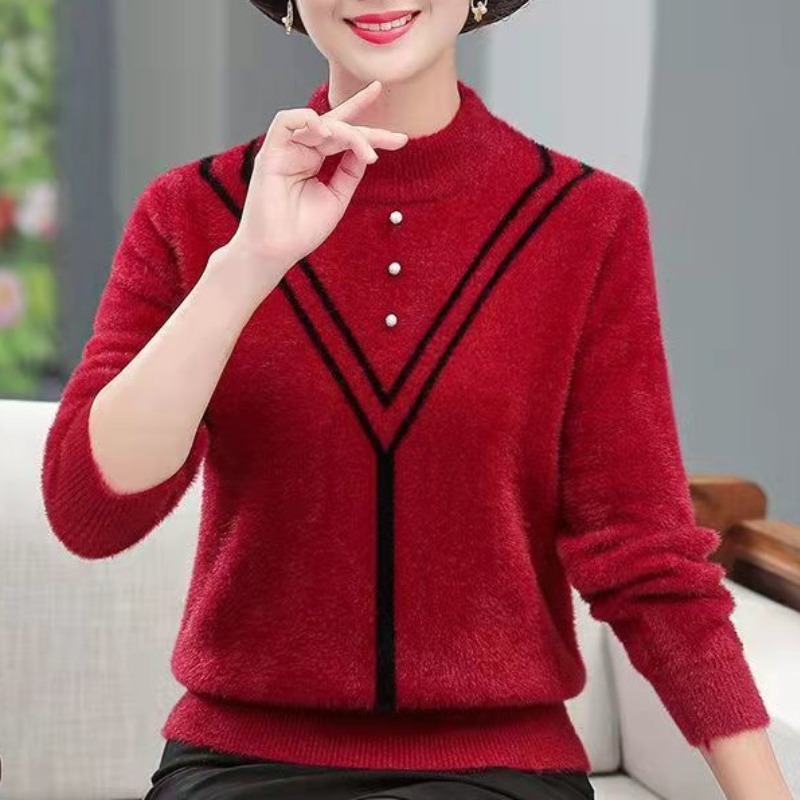Women's Autumn Winter Solid Fl - огляд і ціна Undershirt Crew Neck