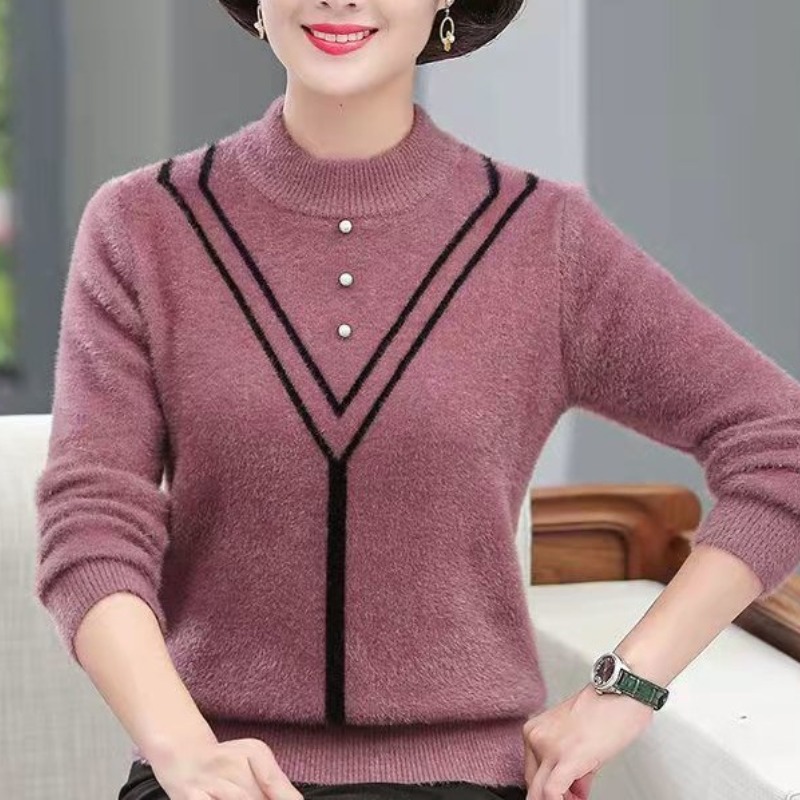 Women's Autumn Winter Solid Fl - огляд і ціна Undershirt Crew Neck