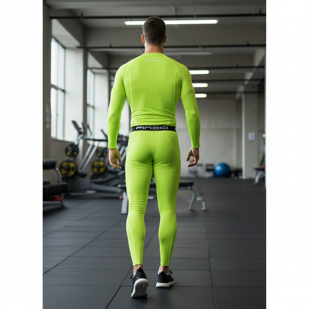 FINDCI Men's Sports Running Se - огляд і ціна Compression Long Pant