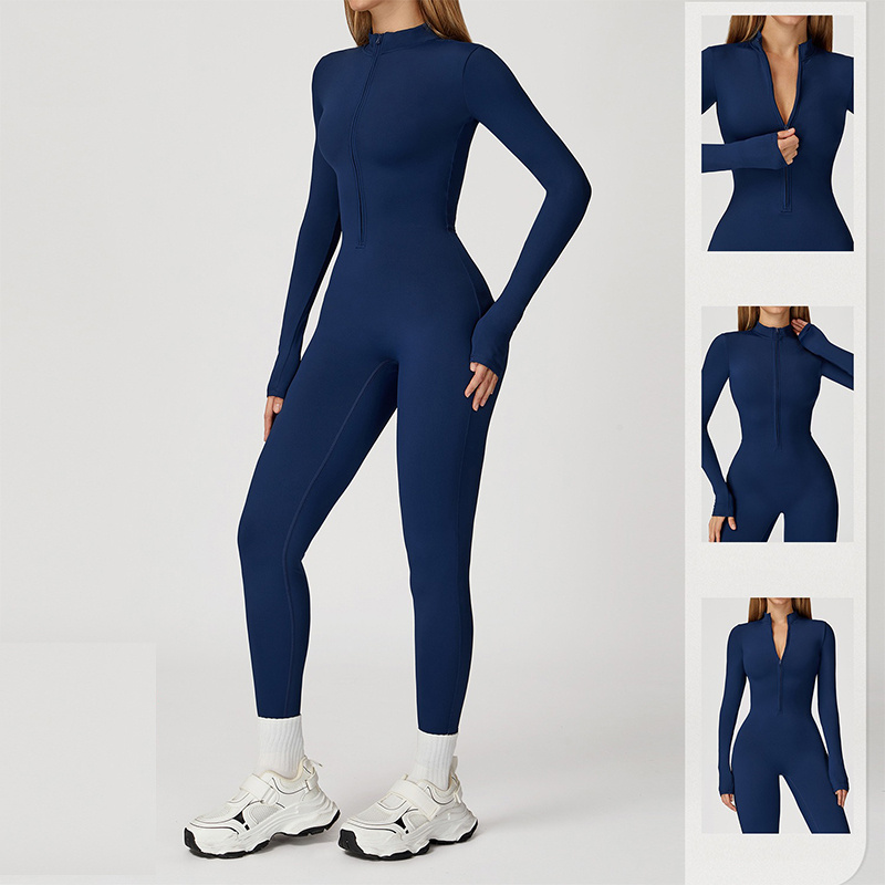 Aiithuug Workout Jumpsuit Zip  - огляд і ціна Compression Long Pant