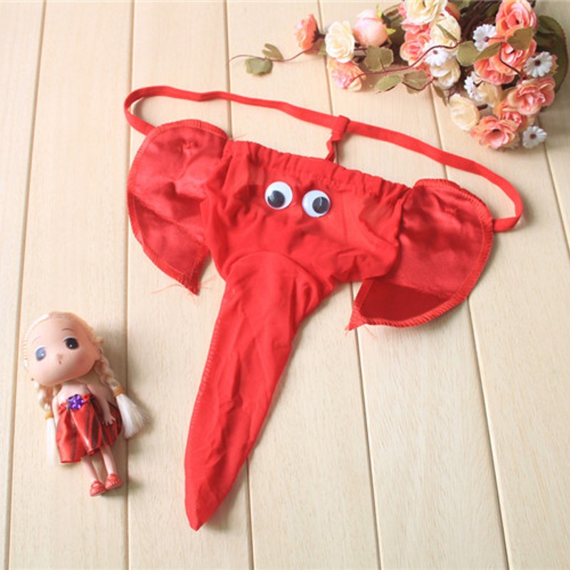 Men's Sexy Elephant Thong Unde - огляд і ціна Trunk Breathable Men