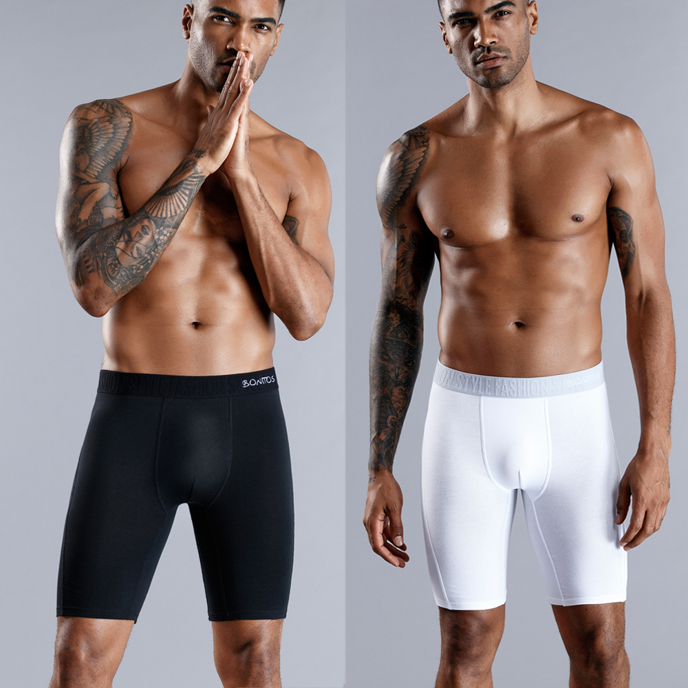 BONITOS Long Boxer Shorts Pant - огляд і ціна Boxer Brief Pack Cotton