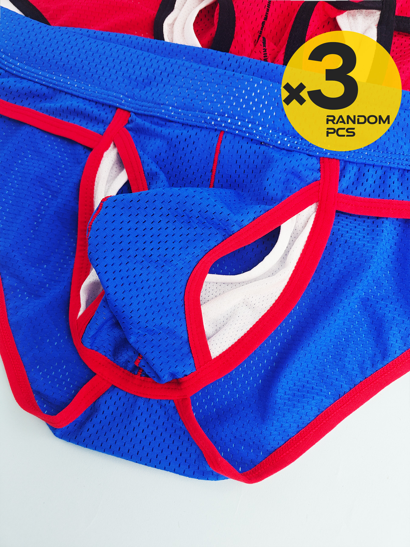 3Pcs Men Mesh Boxer Briefs Con - огляд і ціна Mesh Sport Boxer