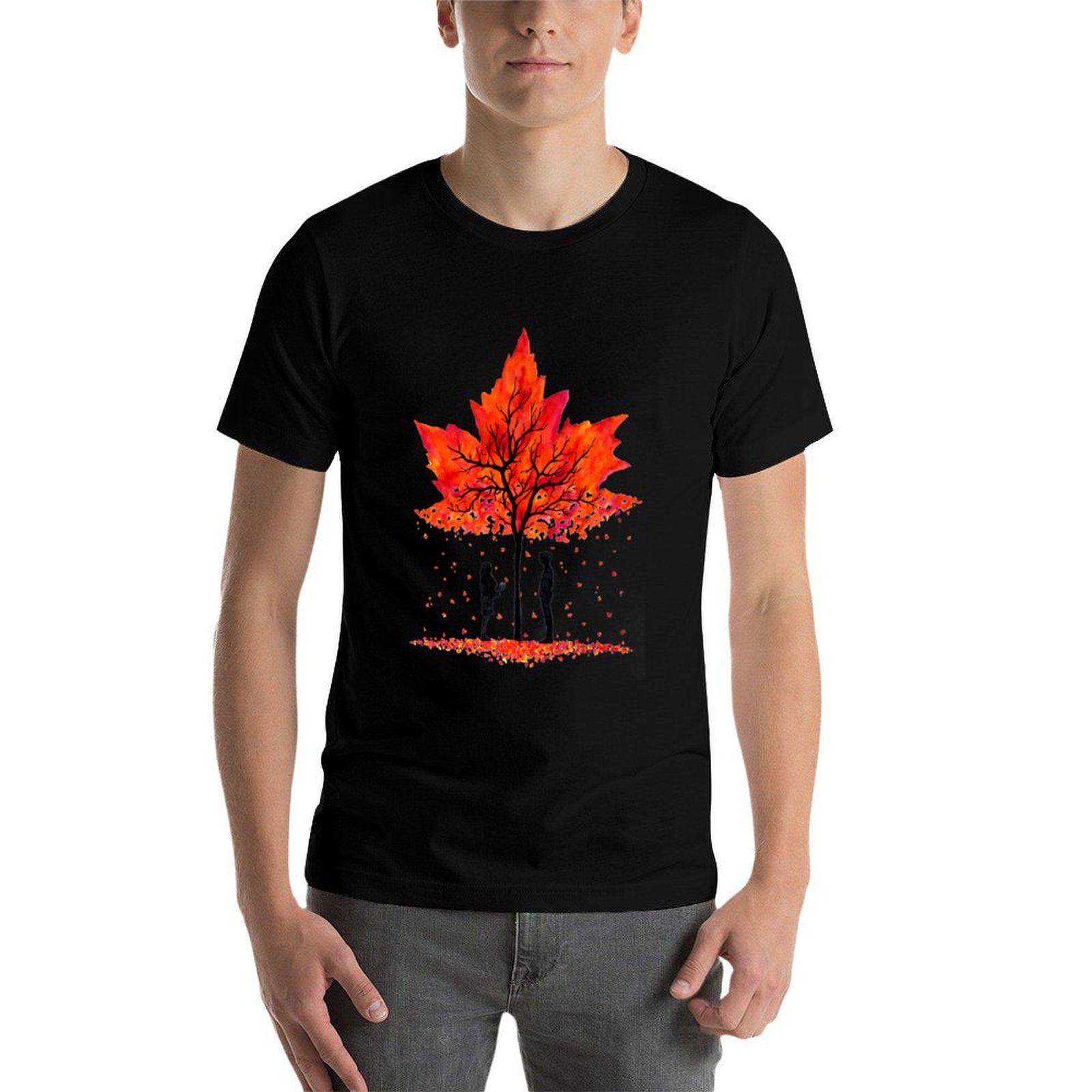 Love under the Maple Tree T-Sh - огляд і ціна Undershirt Crew Neck