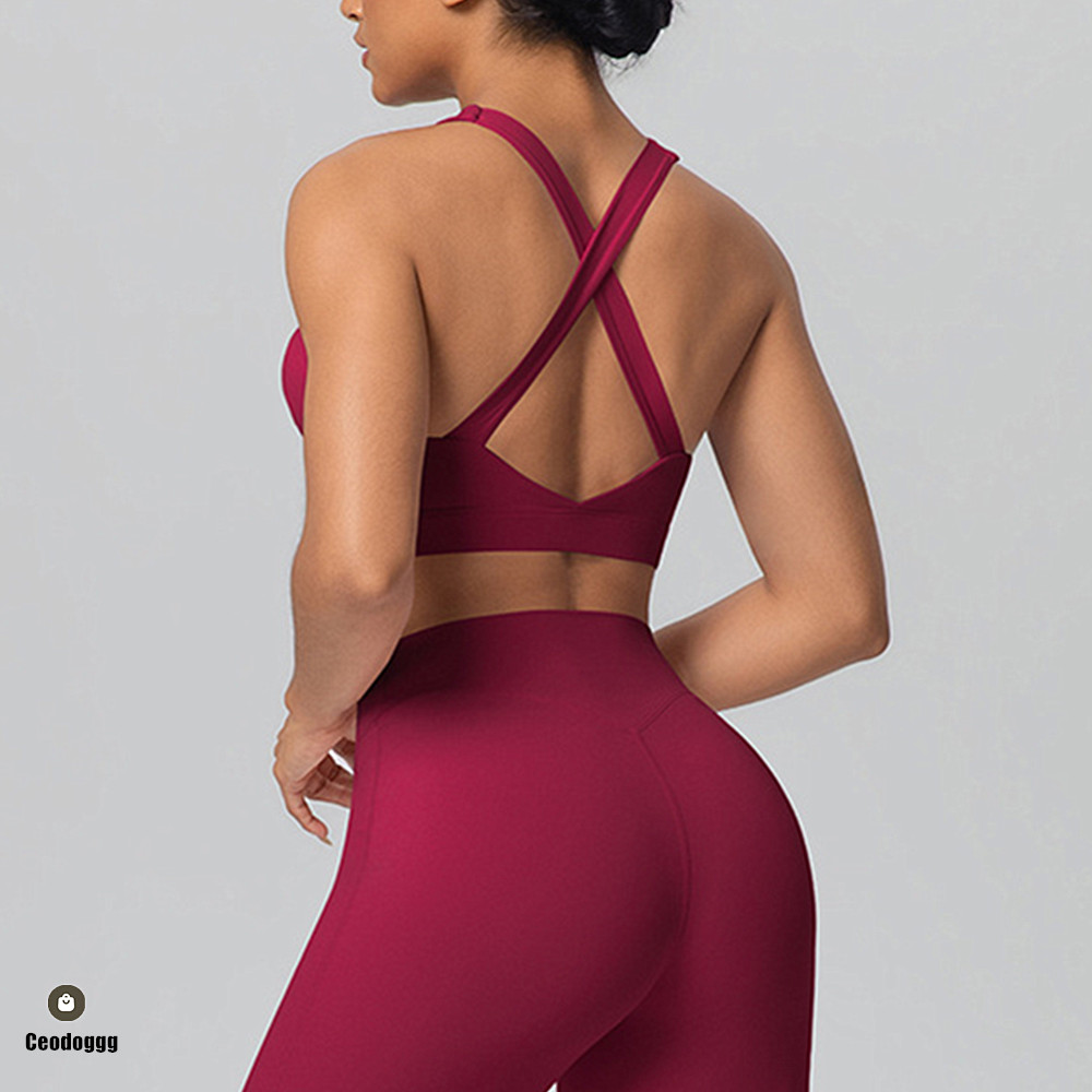 Pad Cross Shoulder Strap Yoga  - огляд і ціна Suspender Tank Top