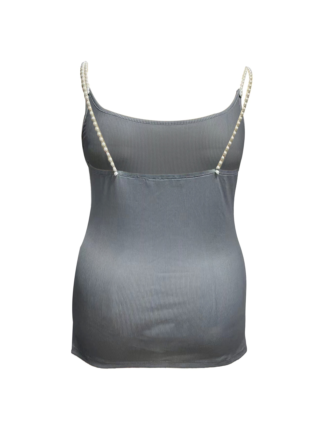 Plus Size Square Neck Pearl St - огляд і ціна Tank Top Ribbed
